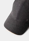 Thumbnail 4 of Hackett Men's Flannel Cap - Granite Grey