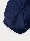 Thumbnail 4 of Hackett Men's Herringbone Bakerboy Cap - Navy