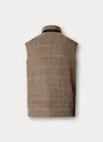 Thumbnail 10 of Hackett Men's Wool Blend Tattersall Padded Gilet - Tetley Beige