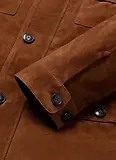 Thumbnail 10 of Hackett Men's Suede Four Pocket Jacket - Nut Brown