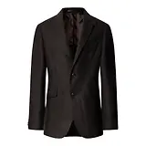 Thumbnail 1 of Hackett Men's Wool Blend Herringbone Blazer - Ebony Brown