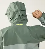 Thumbnail 8 of Haglöfs Men's Front Proof II Waterproof Jacket - Chlorophyll Green/Dew Green