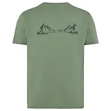 Thumbnail 2 of Didriksons Men's Harald Landscape T-Shirt - Light Moss