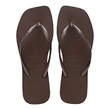 Thumbnail 1 of Havaianas Women's Slim Square Flip Flops - Dark Brown