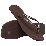 Thumbnail 3 of Havaianas Women's Slim Square Flip Flops - Dark Brown
