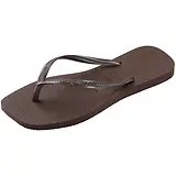 Thumbnail 5 of Havaianas Women's Slim Square Flip Flops - Dark Brown