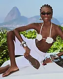 Thumbnail 6 of Havaianas Women's Slim Square Flip Flops - Dark Brown