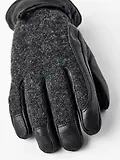 Thumbnail 3 of Hestra Men's Daniel Leather Gloves - Charcoal/Black