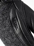 Thumbnail 4 of Hestra Men's Daniel Leather Gloves - Charcoal/Black
