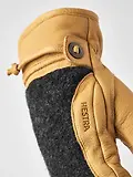 Thumbnail 4 of Hestra Men's Daniel Leather Gloves - Charcoal/Tan