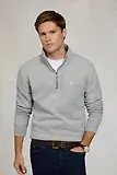 Thumbnail 2 of Holland Cooper Men's Quarter Zip Sweat  - Grey Marl