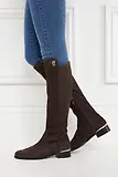 Thumbnail 4 of Holland Cooper Women's Albany Knee Boots - Chocolate Suede
