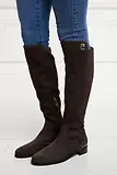 Thumbnail 7 of Holland Cooper Women's Albany Knee Boots - Chocolate Suede