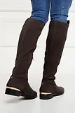 Thumbnail 10 of Holland Cooper Women's Albany Knee Boots - Chocolate Suede