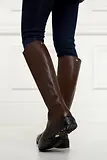 Thumbnail 5 of Holland Cooper Women's Astoria Knee Boots - Rich Chocolate