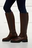 Thumbnail 7 of Holland Cooper Women's Astoria Knee Boots - Rich Chocolate
