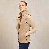 Thumbnail 4 of Holland Cooper Women's Country Fleece Gilet - Natural Borg