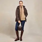 Thumbnail 3 of Holland Cooper Women's Country Fleece Gilet - Natural Borg