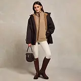 Thumbnail 2 of Holland Cooper Women's Country Fleece Jacket - Natural Borg