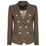 Thumbnail 1 of Holland Cooper Women's Knightsbridge Blazer - Large Scale Brown Herringbone