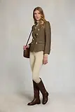Thumbnail 8 of Holland Cooper Women's Knightsbridge Blazer - Large Scale Brown Herringbone
