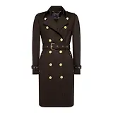 Thumbnail 1 of Holland Cooper Women's Marlborough Trench Coat - Chocolate Herringbone