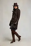 Thumbnail 4 of Holland Cooper Women's Marlborough Trench Coat - Chocolate Herringbone