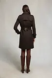 Thumbnail 5 of Holland Cooper Women's Marlborough Trench Coat - Chocolate Herringbone