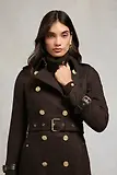 Thumbnail 6 of Holland Cooper Women's Marlborough Trench Coat - Chocolate Herringbone