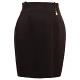 Thumbnail 1 of Holland Cooper Women's Regency Skirt - Chocolate Herringbone