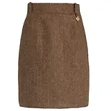 Thumbnail 1 of Holland Cooper Women's Regency Skirt - Large Scale Brown Herringbone
