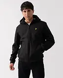 Thumbnail 3 of Lyle & Scott Men's Fleece Back Softshell Jacket - Jet Black
