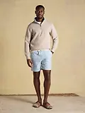 Thumbnail 5 of Joules Men's Alistair French Ribbed Quarter Zip Sweatshirt - Oatmeal