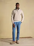 Thumbnail 7 of Joules Men's Alistair French Ribbed Quarter Zip Sweatshirt - Oatmeal