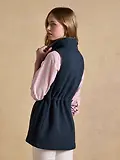 Thumbnail 3 of Joules Women's Heritage Longline Fleece Gilet - Navy Blue