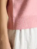 Thumbnail 7 of Joules Women's Holly Knitted Crew Neck Vest - Pale Pink
