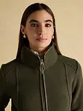 Thumbnail 5 of Joules Women's Heritage Longline Zip Up Polar Fleece - Green