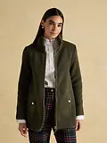 Thumbnail 10 of Joules Women's Heritage Longline Zip Up Polar Fleece - Green