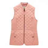 Thumbnail 1 of Joules Women's Minx Showerproof Diamond Quilted Gilet - Pink