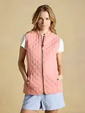Thumbnail 2 of Joules Women's Minx Showerproof Diamond Quilted Gilet - Pink