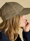 Thumbnail 3 of Joules Women's Perry Baseball Cap - Khaki Tweed