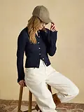 Thumbnail 4 of Joules Women's Perry Baseball Cap - Khaki Tweed