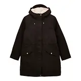 Thumbnail 1 of Joules Women's Portwell Cosy Fleece Lined Waterproof Raincoat with Hood - Black
