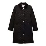Thumbnail 1 of Joules Women's Rosewell Longline Diamond Quilted Showerproof Coat - Black