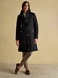 Thumbnail 2 of Joules Women's Rosewell Longline Diamond Quilted Showerproof Coat - Black