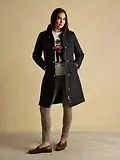 Thumbnail 4 of Joules Women's Rosewell Longline Diamond Quilted Showerproof Coat - Black