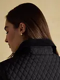 Thumbnail 6 of Joules Women's Rosewell Longline Diamond Quilted Showerproof Coat - Black