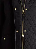 Thumbnail 7 of Joules Women's Rosewell Longline Diamond Quilted Showerproof Coat - Black