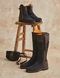 Thumbnail 5 of Penelope Chilvers Women's Inclement Long Tassel Boots Generous Fit - Navy/Dark Brown