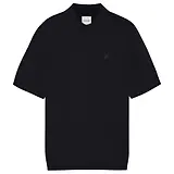 Thumbnail 1 of Lyle & Scott Men's Merino Short Sleeve Collared Crew Neck Jumper - Lacquer